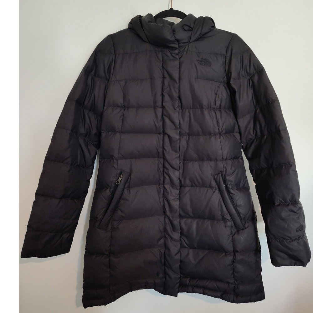 The North Face Metropolis Parka Black 600 Down Quilted Puffer Jacket Womens M